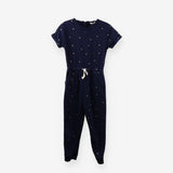 Navy jumpsuit with stars