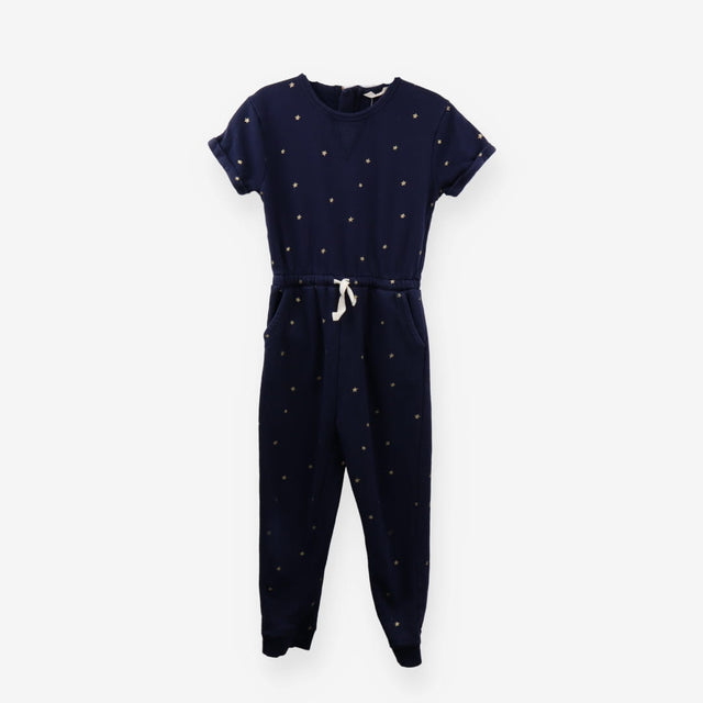 Navy jumpsuit with stars
