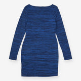 Nursing Dress Navy Blue Jersey Maternity Long Slee