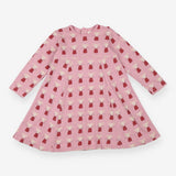 Dress Long Sleeved Pink Mouse