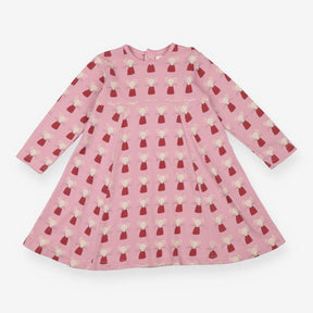 Dress Long Sleeved Pink Mouse