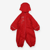 Fleece Lined Puddlesuit Red Bears and Igloo