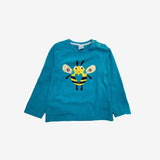 Blue Bumble Bee LS Top