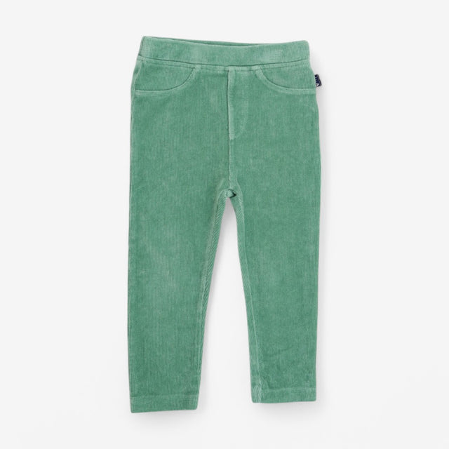 Trouser Velour Ribbed Green