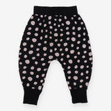 Black Polka Dot Joggers