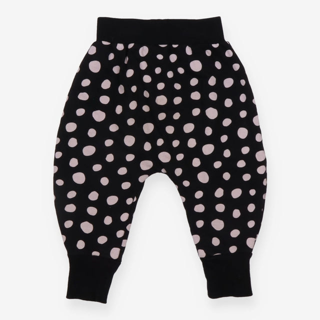 Black Polka Dot Joggers