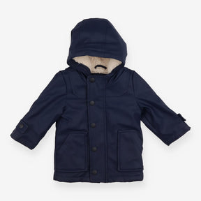 Navy Raincoat Fleeced Lining