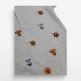 Bodysuit Collared Cream with Safari Appliques