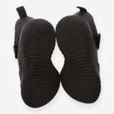 Skechers black trainers velcro