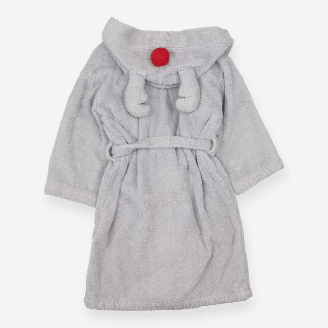 Bathrobe grey with red nose and ears