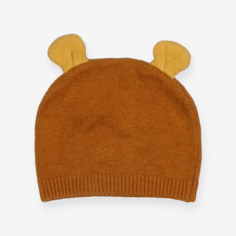 Beanie Knit Mustard with Ears