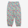 Trousers White Flowers and Leaves