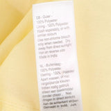 Dress lemon yellow floral embroidery 