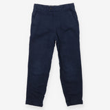 Trousers navy chino check lining Autograph