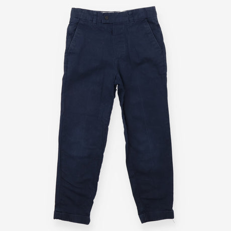 Trousers navy chino check lining Autograph