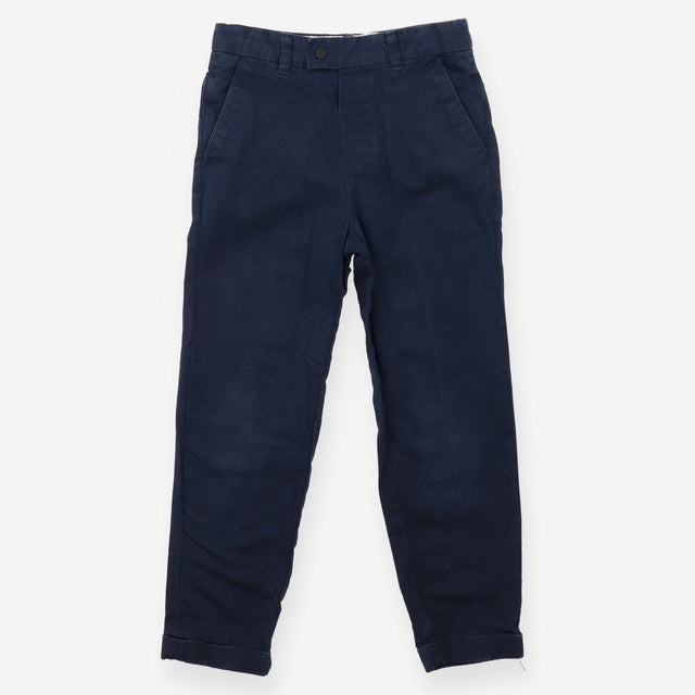 Trousers navy chino check lining Autograph