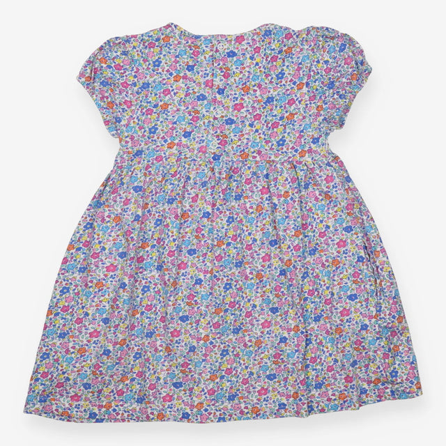 Dress Short Sleeve Jersey with Ditsy Pink, Orange