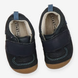 Navy Velcro Trainers
