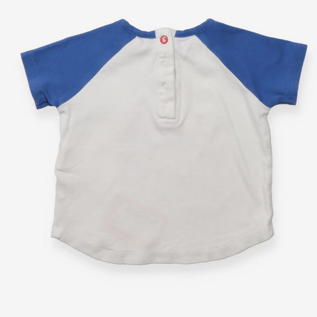 T-Shirt White and Blue Flying Bear