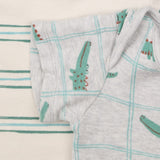Bodysuits SS 3 pc crocs stripes