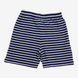 Shorts Jersey Navy and White Stripe