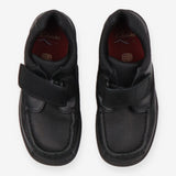 Black School Shoes Velcro Strap