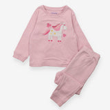 Pyjamas pink spot unicorn jersey