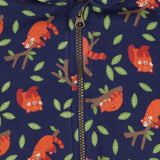 Snuggle Suit Blue and Orange Red Panda