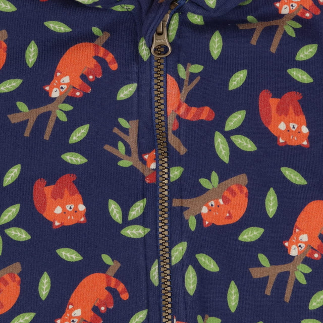 Snuggle Suit Blue and Orange Red Panda