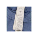 Lululemon Blue Short Sleeve Crewneck work out Tee