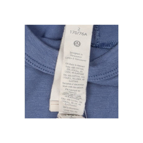 Lululemon Blue Short Sleeve Crewneck work out Tee