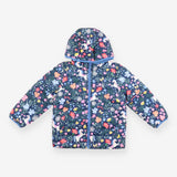 Navy horse coat reversible