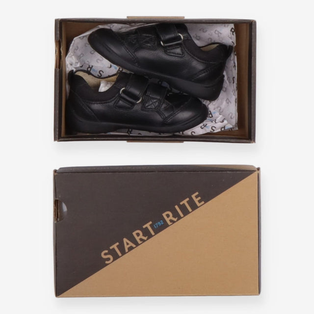 Black velcro first walkers