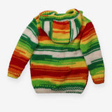 Rainbow Knit Cardigan - Handmade