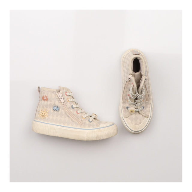 Patterned High Top Trainers