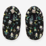 Pram shoes black robots
