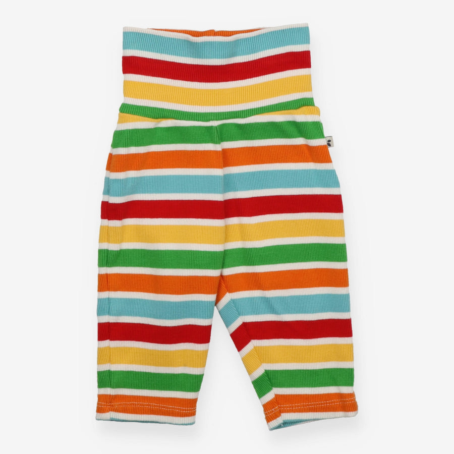 Rainbow Striped Ribbed Leggings