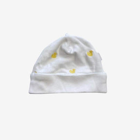 White Hat with Yellow Ducks