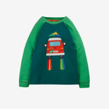 Jake applique t-shirt jurassic coast camping