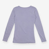 Uniqlo Lilac HEATTECH Thermal Long Sleeve Top