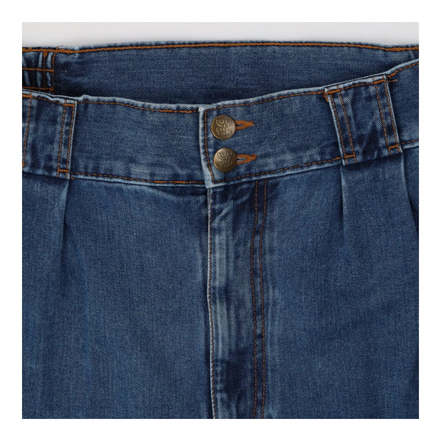 Loose Fit Jeans in Mid Wash Blue | Organic Denim