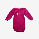 Pink LIttle Girl Print Bodysuit