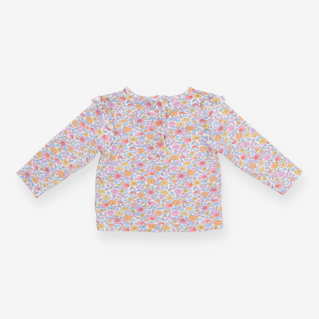 Orange floral t-shirt
