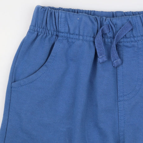 Blue basic jersey shorts