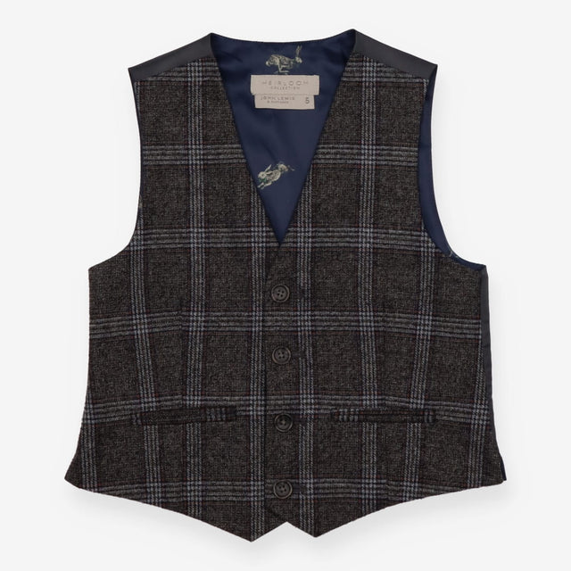 Heirloom Collection Waistcoat Grey Tartan 