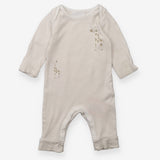 Romper Brown Stripe Giraffe 
