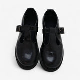 Shoes T Bar black patent