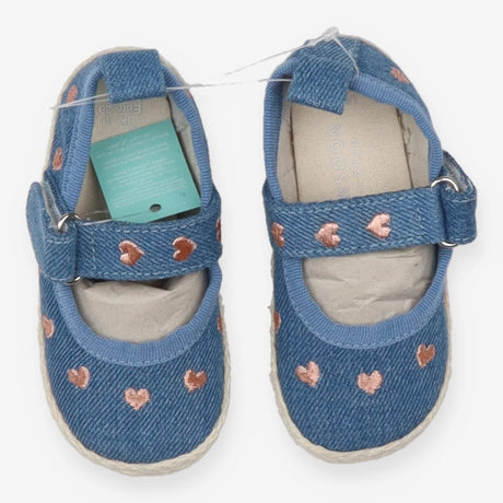 Baby Denim Espadrille Shoes Blue