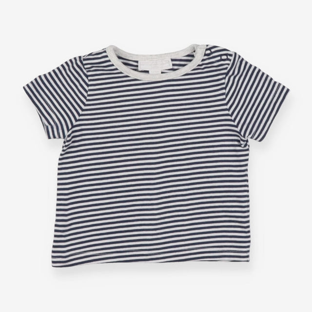 T-shirt navy and white striped