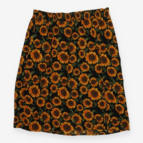 Poppy Skirt Elasticated waist Sunflower Print Size
